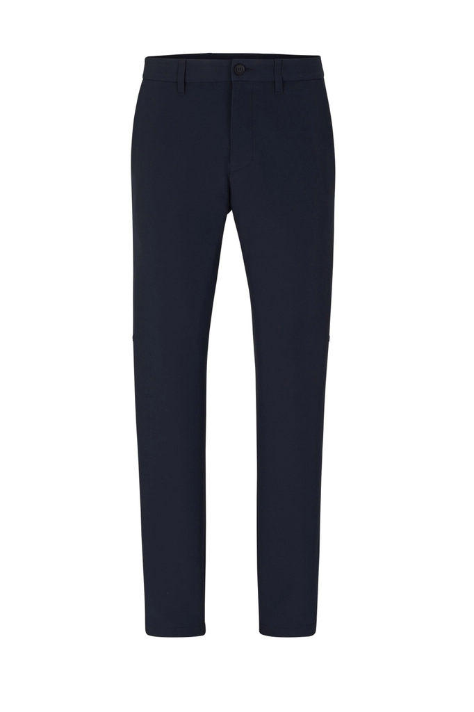 Hugo Boss Mens T_commuter Regular Trouser Navy - Blue - Size 34W/32L